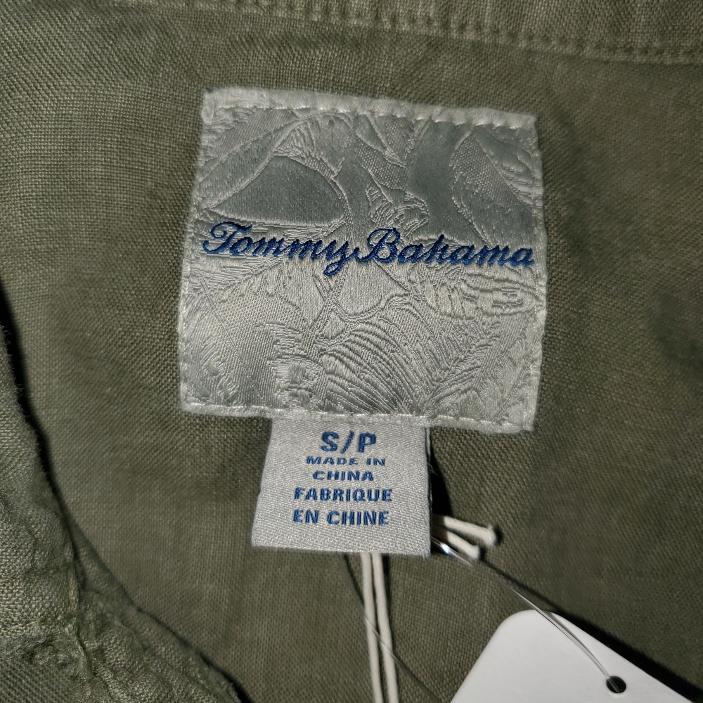 Tommy Bahama Green Utility Jacket with Lightweight Design - Picture 2 of 4